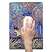 Cheliz Memory Foam Non Slip Mouse Pad Wrist Rest - Durable & Comfortable & Lightweight for Easy Typing & Pain Relief-Ergonomic Support(Blue Flower)