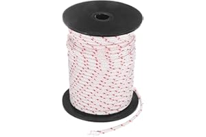 M METERXITY Recoil Starter Rope Pull Cord 3mm 30m Pull Starter Rope Nylon Pull Cord Pull Starter Rope for Mower/Chainsaw/Trim