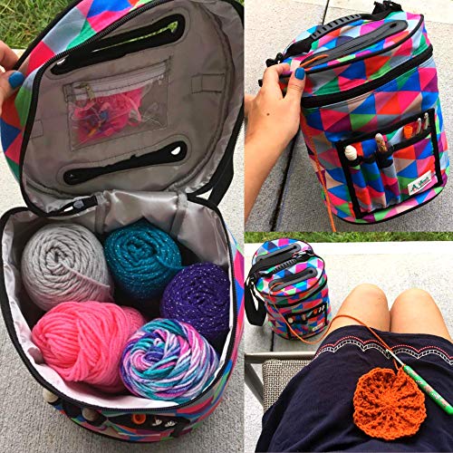 5 KNITTING+CROCHET+BAG+ACCESSORIES+Tangle+Free