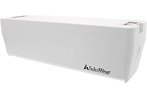 SulcoWrap Food Wrap Dispenser, Comes with a 500 ft Premium Plastic Wrap