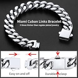 ChainsHouse Hip Hop Cuban Bracelet for Men 12mm