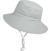 Baby Toddler Sun Hat,Boys Girls Bucket Hat for Kids UPF 50+ Sun Protective Child Summer Beach Hats 0-5 Years