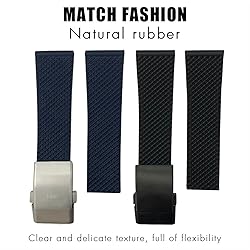 AEMALL for Breitling Watchbands 22mm 24mm Rubber