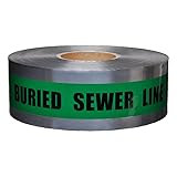 Presco Underground Detectable Tape: 3 in. x 1000