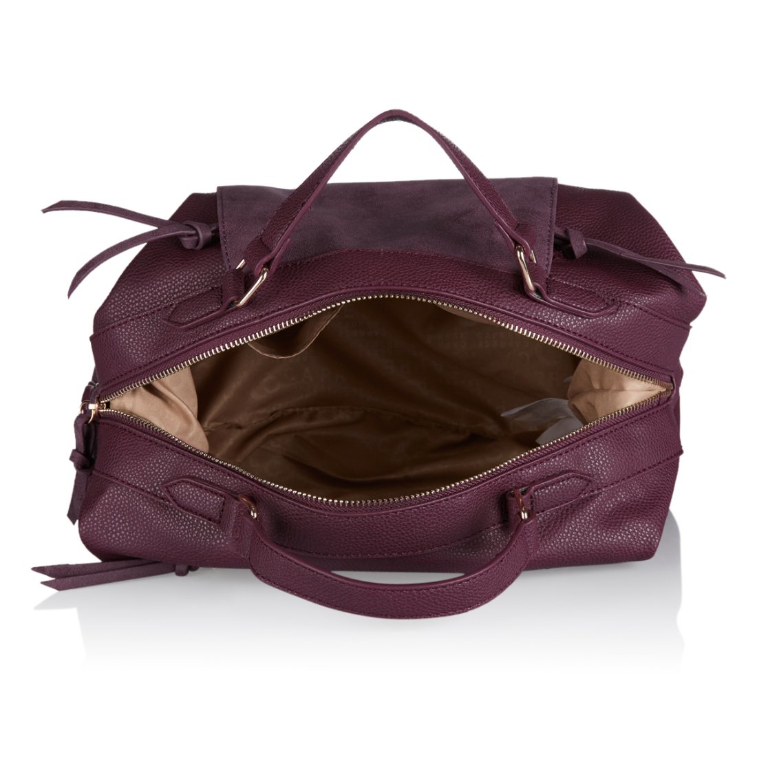 caprese andra women's satchel (plum) ()