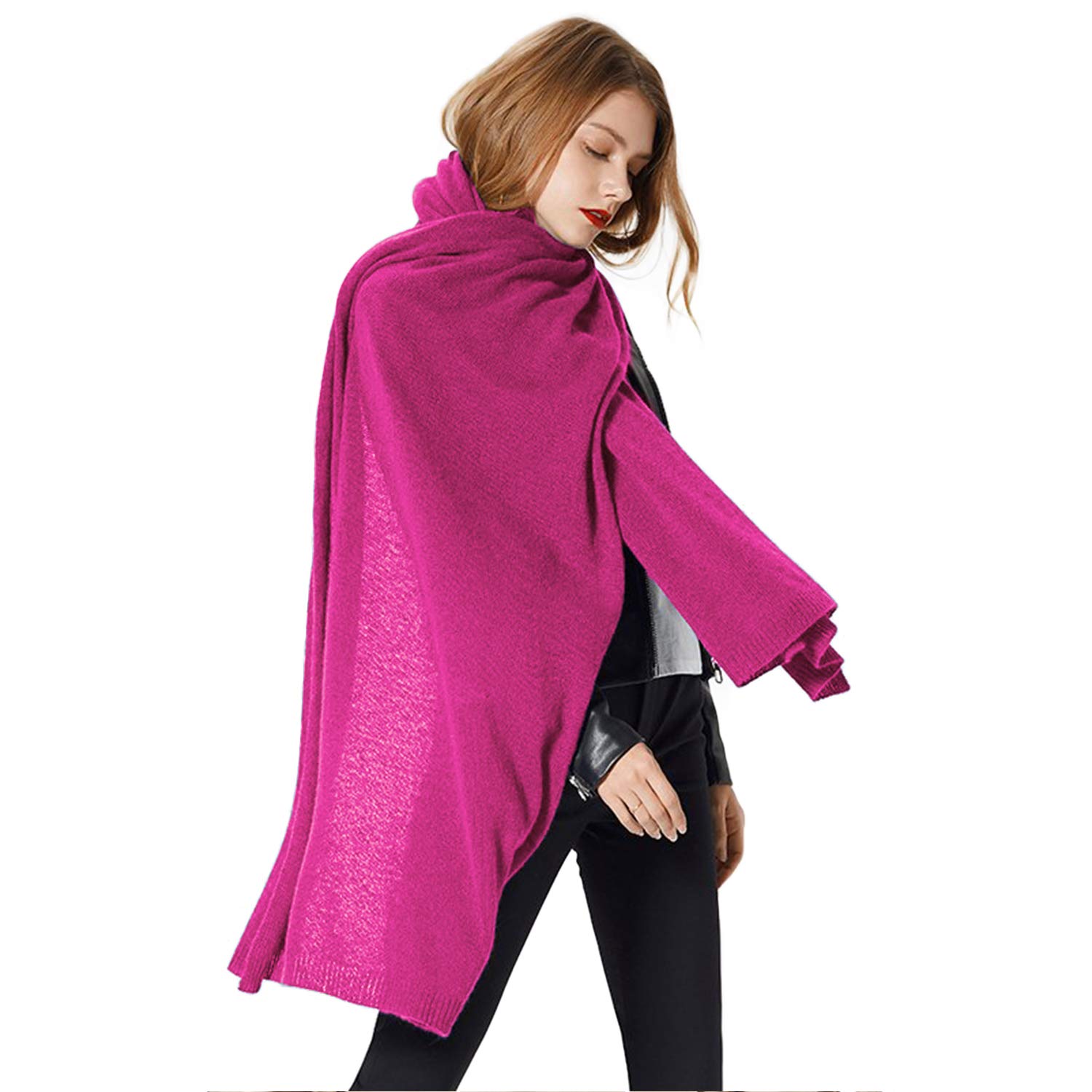 Womens Extra Large Blend Cashmere Pashmina Elegant Travel Scarf Wrap