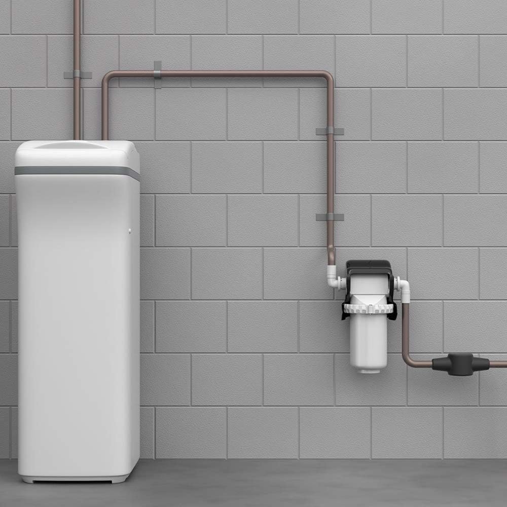 EcoPure EPWHE No Mess Whole Home Water Filtration System-Automatic Bypass-Made in USA-Encapsulated Make Filter Change a Snap - - 