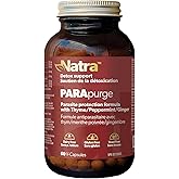 Parasite Cleanse for Humans & Adults 3-Step Human Dewormer - Natra PARA Purge - Black Walnut Hull, Clove, Oregano, Thyme - De