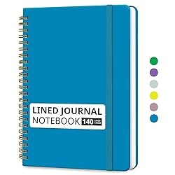 Lined Spiral Journal Notebook for Women & Men, 140
