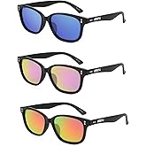 AEANU Polarized Sunglasses for Teens – UV400,Color Mirror Lenses,Matte Frame for Small Faces,Cycling & Outdoor