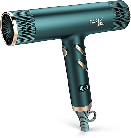 Amazon Steady ヘアドライヤー 1600w大風量乾きが速 00万 Cm マイナスイオンヘアケア サーモスタットヘアドライヤー 髪質を損傷せず 風量3段階 風温3段階 順滑ノズル カールディフューザーが付属 家庭用 旅行用ドライヤー グリーン Steady ヘアドライヤー