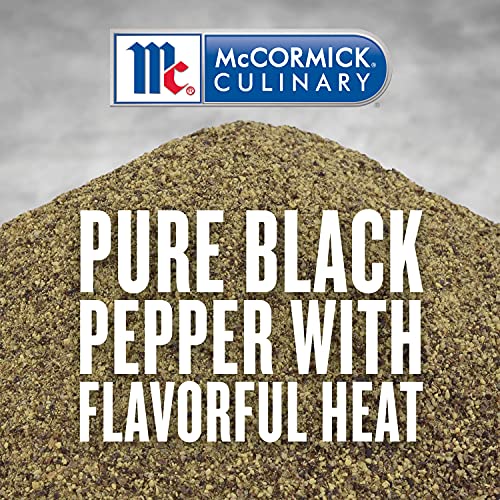 McCormick Culinary Pure Ground Black Pepper, 25 lb One 25 Pound