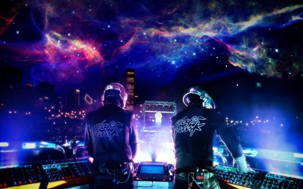Posters Elite Daft Punk Concert Guy-Manuel de Homem-Christo Thomas Bangalter 12 x 18 Inch Poster Print Rolled Wall Decor