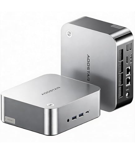 Amazon.com: AOOSTAR R7 AMD Ryzen7 5825U 2*M.2 Slots Mini PC 8C/16T