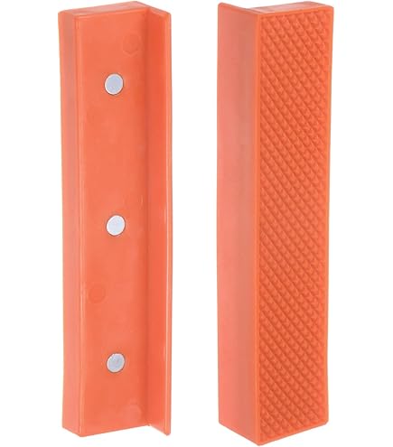 Kuuleyn Vise Jaw Pads 1 Set Protector Jaw TPU Agnetic Vise Protective