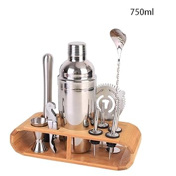 Edelstahl Cocktailshaker Set Cocktailbar Set 12pcs