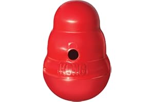 KONG Wobbler™ - Interactive Treat Dispensing Dog Toy, Dishwasher Safe - For Large Dogs