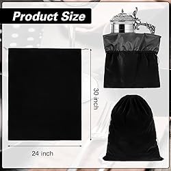 LEIFIDE 2 Pcs 30" x 24" Large Size Silver Storage