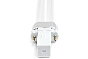 Lutrace AquaTop, OEM Quality, Premium Compatible 9W, 9 Watt, UV Bulb for UVE9, CF400, CF500, UVCP-9, Lamp G23 Base, Guaranteed for One Year