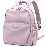GOLF QUALITY Mini Backpack for Women Small Backpack Purse Cute Stylish Lightweight Daypack for College Work Travel Party,12.9Inch, Pinkish Purple