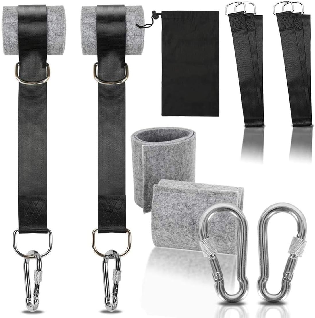 Dreamslink Tree Hanging Kit Hooks Carabiner Ultra Strong Hammock Strap - 59in