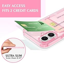 Petocase for iPhone 16 Wallet Case Card Holder Slot