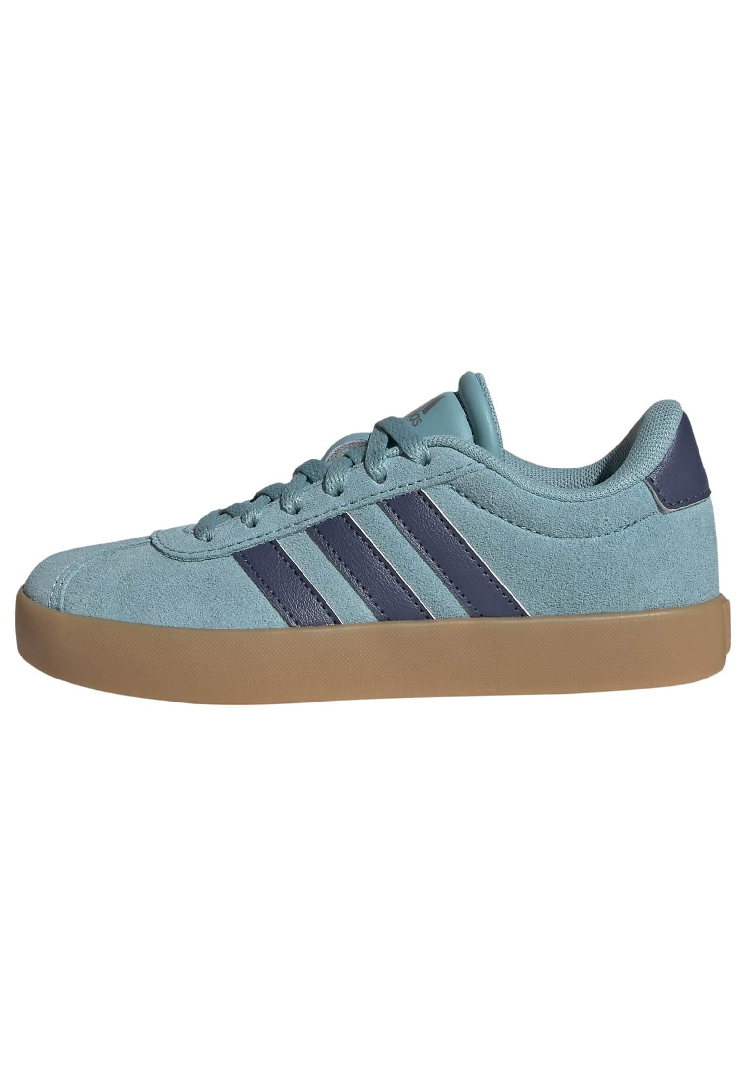 adidas Unisex-Kids VL Court 3.0, Mint Ton/Preloved Ink/Silver Metallic, 11.5 Image