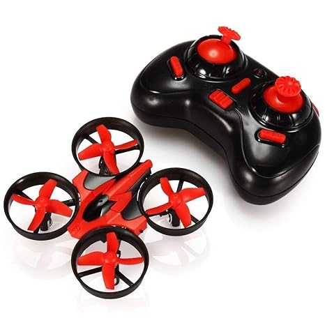 GizmoVine Mini Drohne 2,4GHz 4CH 6-Achsen Gyro Kopflos Modus EIN Schlüssel Rückkehr 3D Flip Höhe Halt RC Quadrocopter RTF (Mi