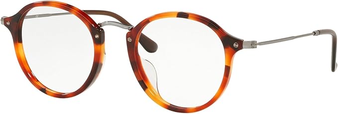 Amazon Ray Ban レイバン メガネ Rx2447vf 51 49サイズ アジアンフィット ラウンド 丸メガネ べっ甲 デミ ハバナ ブラウン 茶色 レトロ クラシック おしゃれ ファッション眼鏡 通販