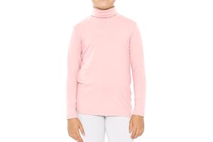 STRETCH IS COMFORT Girl's Oh So Soft Long Sleeve Turtleneck | Youth Size 2-16