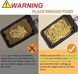 VOLMEY Air Fryer Liners 100PCS 8.7in for Ninja AF300UK AF400UK SL400UK view 5