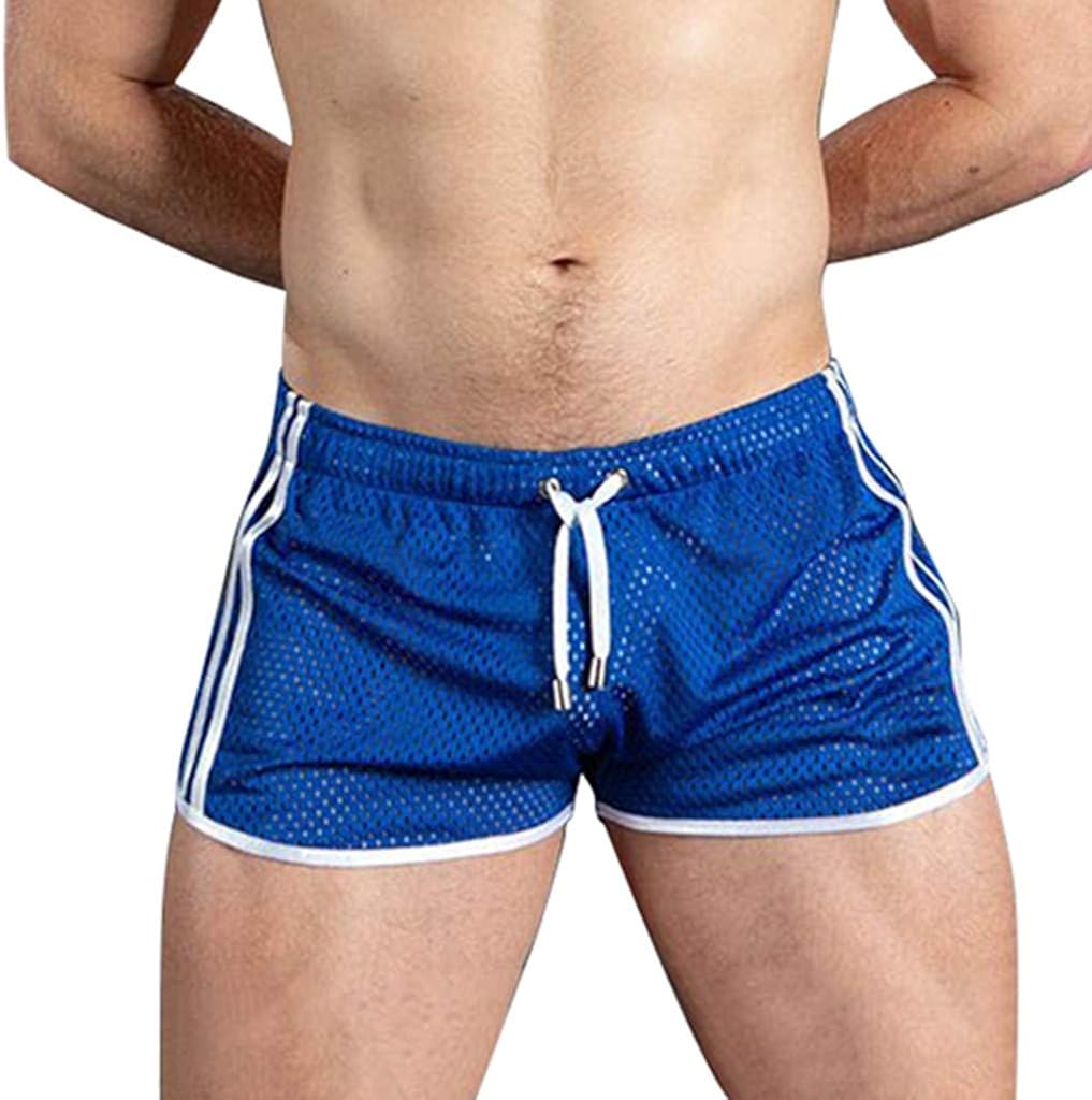 Xmiral Badehose Herren Transparent Mesh Schnelltrocknend Mini