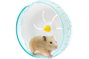 BLLREMIPSUR 6.9 Inch Hamster Running Wheel, Silent Hamster Exercise Wheels, Mount on Hamster Cage, for Dwarf Hamster, Pet Mouse, Mice