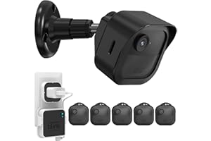 4th Gen Blink Outdoor Camera Mounts 5 PCS Black,Sonomo Weatherproof Protective Housing with Blink Sync Module 2 Outlet Mount for Blink Outdoor Security Camera System(5 PCS)