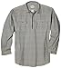 Key Apparel Hickory Long Sleeve Zip Logger Shirt