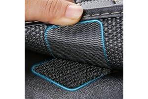 5Pairs Extra Strong Grip Double-Sided Nylon Tape for Securely Fixing Car Floor Mats & Comforters