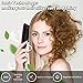 2-in-1 Ionic Hair Straightener Brush PTC Heating Hair Straightening Irons 5 Heat Settings for Different Hair Types 360 Rotatable Power Cord with Heat Resistant Glove
