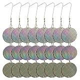 EONBES Bird Repellent Deterrent Discs, The Original Woodpecker Pigeon Crow Hawk Goose Seagull Deterrent Scare Disks, Bird Scarers Repeller Reflector, Keep Birds Away, 24 Reflective Disks