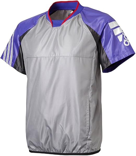 Amazon Co Jp アディダス Adidas M Revo ウィンドブレーカーvジャン半袖 Kbs91 6485 グレー J O 服 ファッション小物