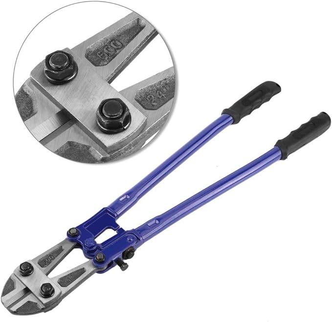 24" Heavy Duty Bolt Cutter, Chrome Alloy Jaws Chain Lock Cable Cut