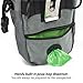 Dog Treat Pouch for Training with Poop Bag Dispenser, Adjustable Waist Belt, Metal Clip, Holds Treats, Kibble, and Accessories, Includes Pet Waste Bags