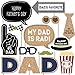 Big Dot of Happiness My Dad is Rad - Father's Day Photo Booth Props Kit - 20 Count