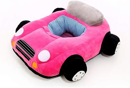 Dw Hx Peluche Voiture Chaise Pour Enfants Doux Mignon Fauteuil Enfant Confortable Coton De Pp Chaise Pour Bebe Assis Chaise Rembourree Enfants Avec Socle Anti Derapant Rose 75x65cm 30x26inch Amazon Fr Cuisine Maison