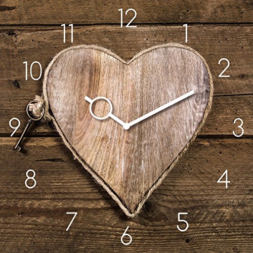 Platin Art Good Old Times Decorative Clock, 13.12" x 13.12"