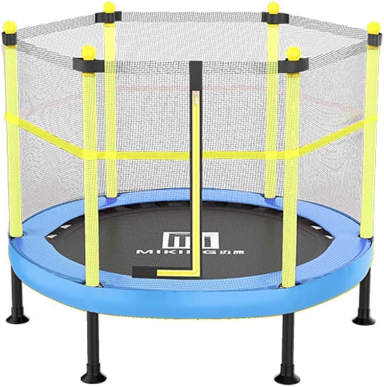 QYF Indoor Trampolines Rebounder Trampoline for kids with Safety Enclosure ，Indoor or Outdoor Exercise Fitness Trampoline，Parent-child entertainment toys，Max Load 660lbs