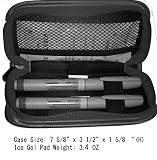 CHILLPACK Diabetic Insulin Pen Cooler Case, for 2's or Larger pen- w/2pc Ice Pack (Black)