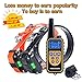 HISEASUN Dog Training Collar Rechargeable, 875yd Range Remote with Shock, Beep, Vibration, LED Light, Electric Dog Collar for Puppy, Small, Medium and Large Dogs