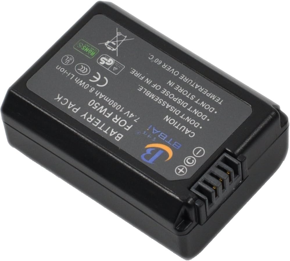 NP-FW50 Battery+Charger AC Single for NPFW50 α Alpha ZV-E10 a3000 a5000 a6000 a6300 A33 A37 A5000 A5100 A6300 A55 ILCE-7 7R A7R 7M II 7S 7M2 ILCE-5000 5100 6000 6300 NEX-3 3A NEX-5 Camera Battery k1a - Image 4