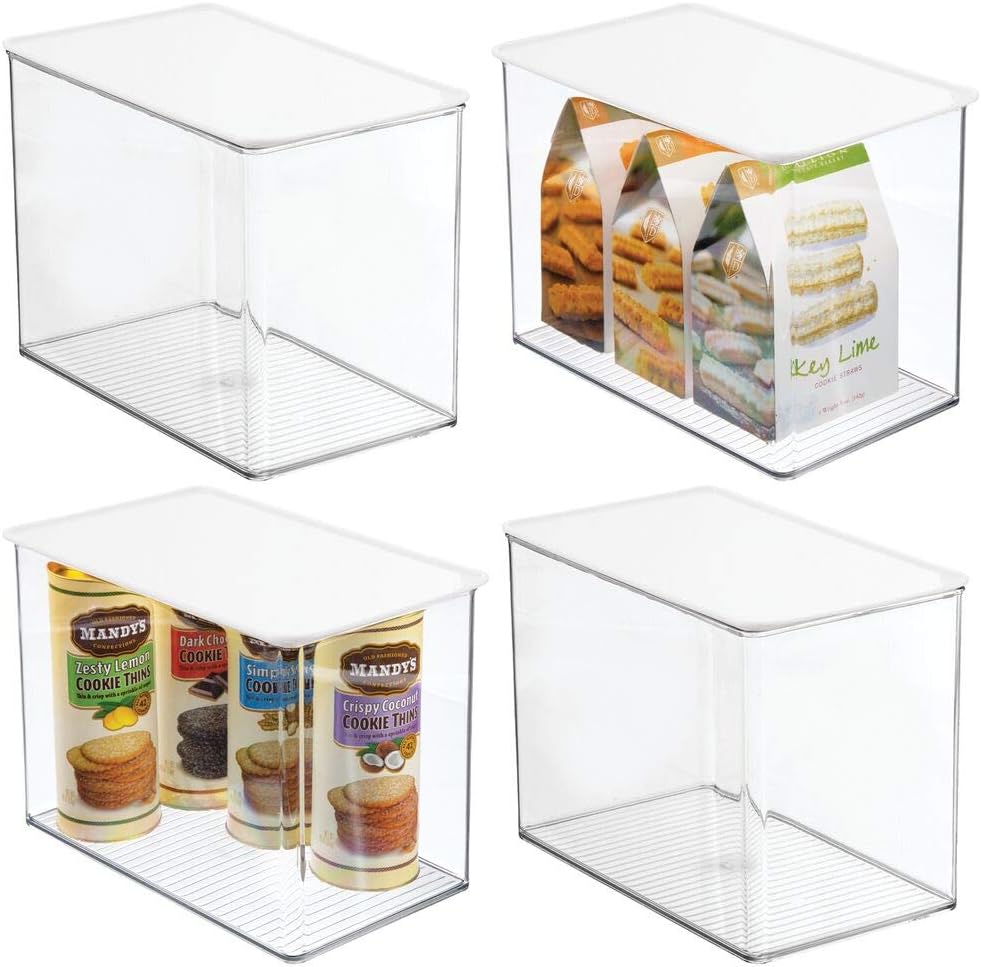 clear stackable pantry containers