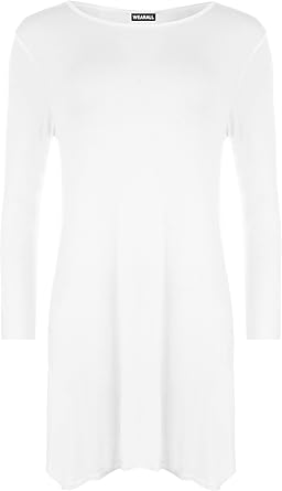 white long sleeve swing dress